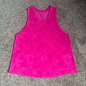 All In Motion Flowy Racerback Activewear Tank, Size M, Pink Tie Dye